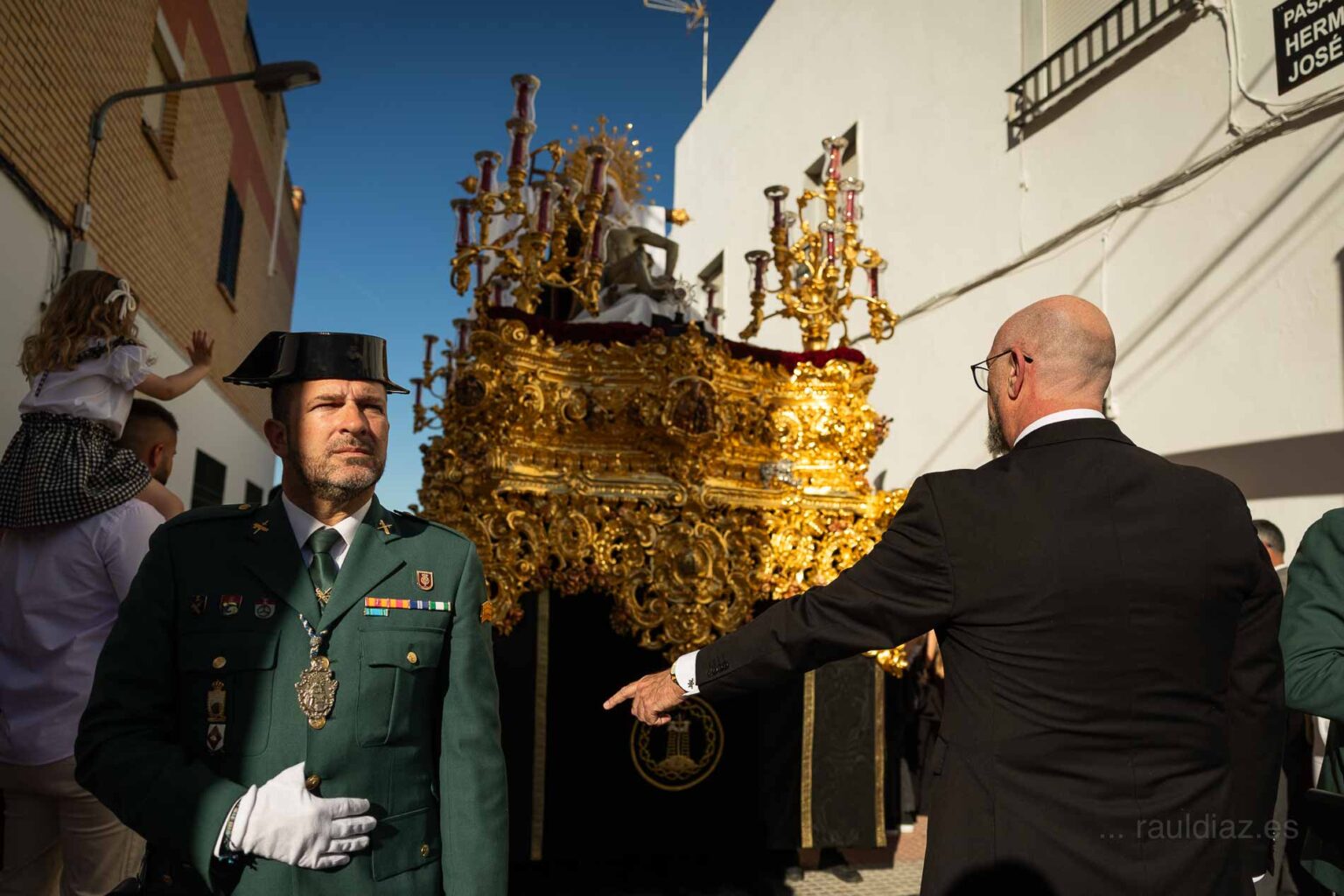 Salida de la Hermandad de la Amargura el Viernes Santo en Dos Hermanas