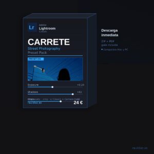 Carrete &middot; Presets de fotograf&iacute;a de calle anal&oacute;gica para Lightroom