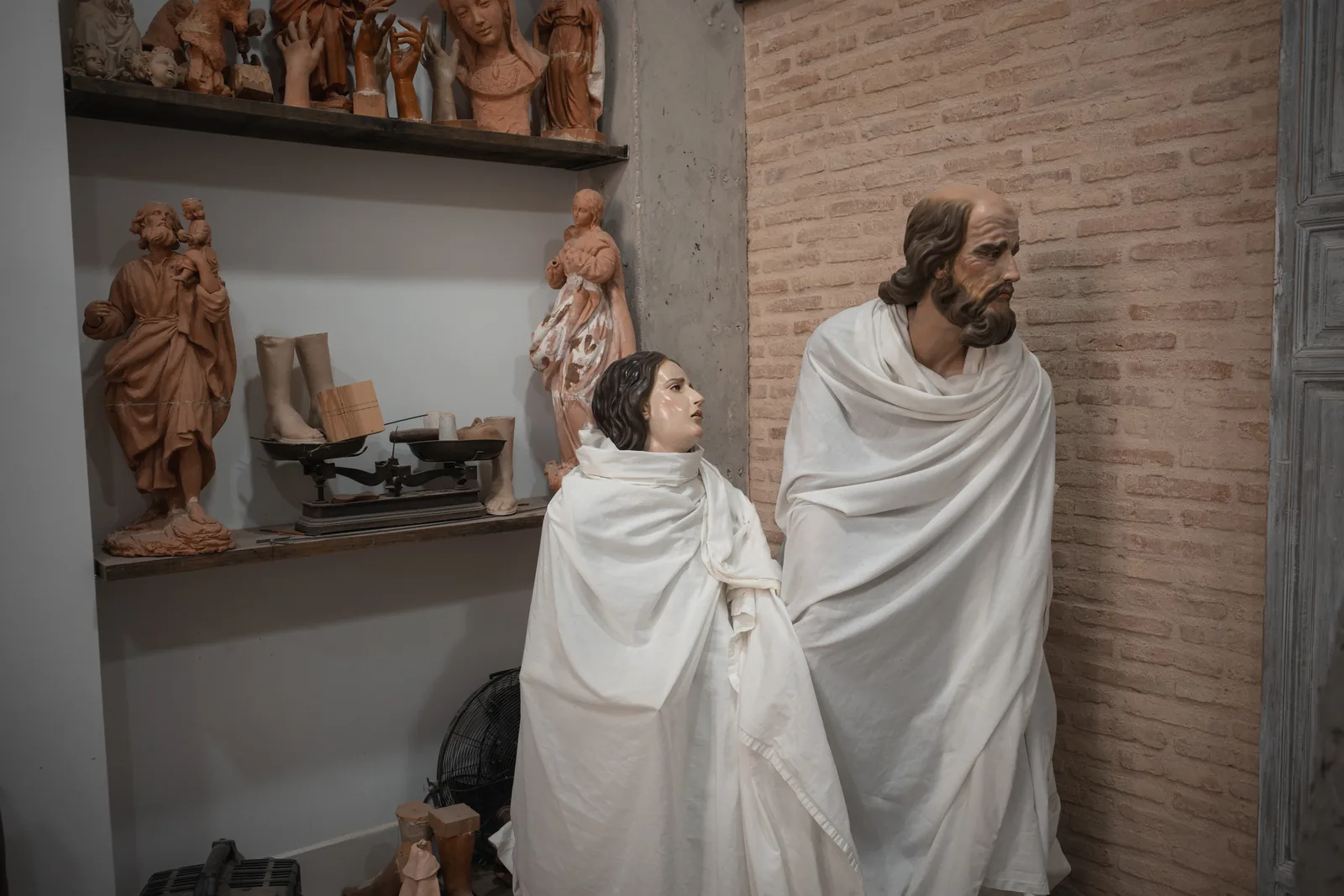 Antonio Luis Troya en su taller — fotografía 2