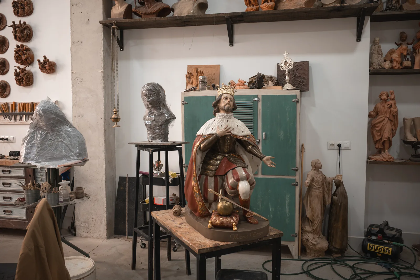 Antonio Luis Troya en su taller — fotografía 17
